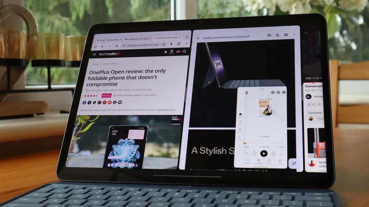 Tỷ lệ khung hình 7:5 tối ưu cho đa nhiệm, chia đôi màn hình hay dùng theo chiều ngang