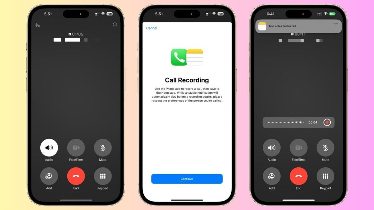 iPhone đã hỗ trợ ghi âm cuộc gọi thông qua iOS 18