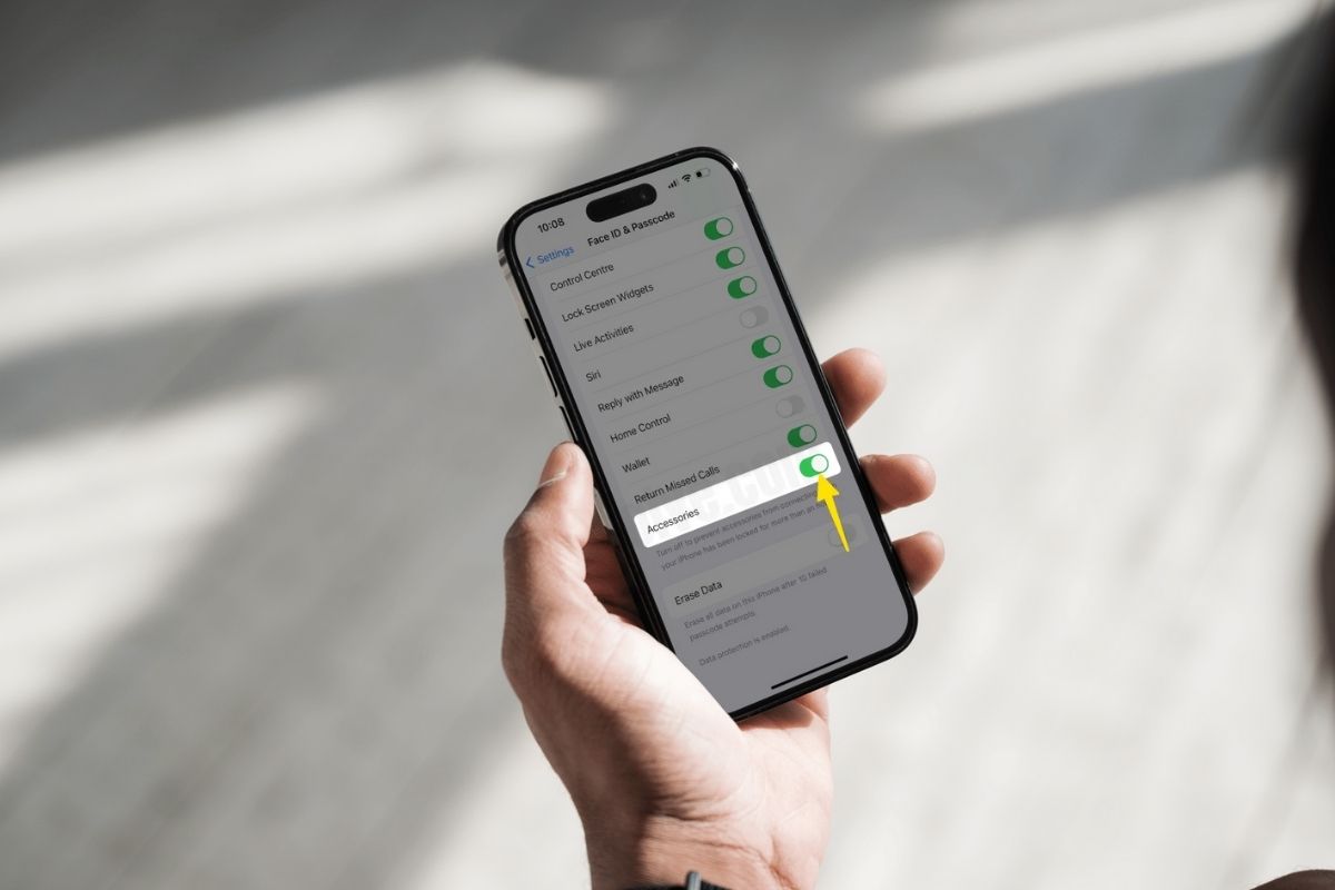 Kiểm tra trong Cài đặt để nhận biết iPhone đã kết nối OTG - bước 4