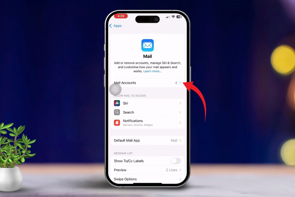 Thêm tài khoản email mới