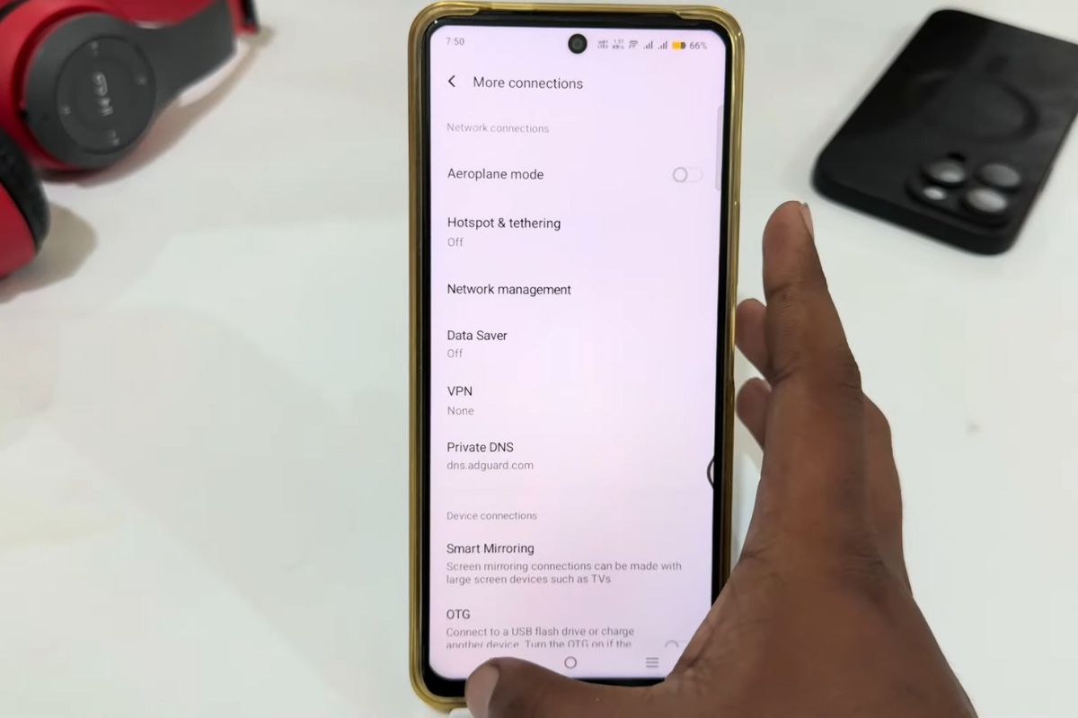 Chọn Chia sẻ kết nối Internet