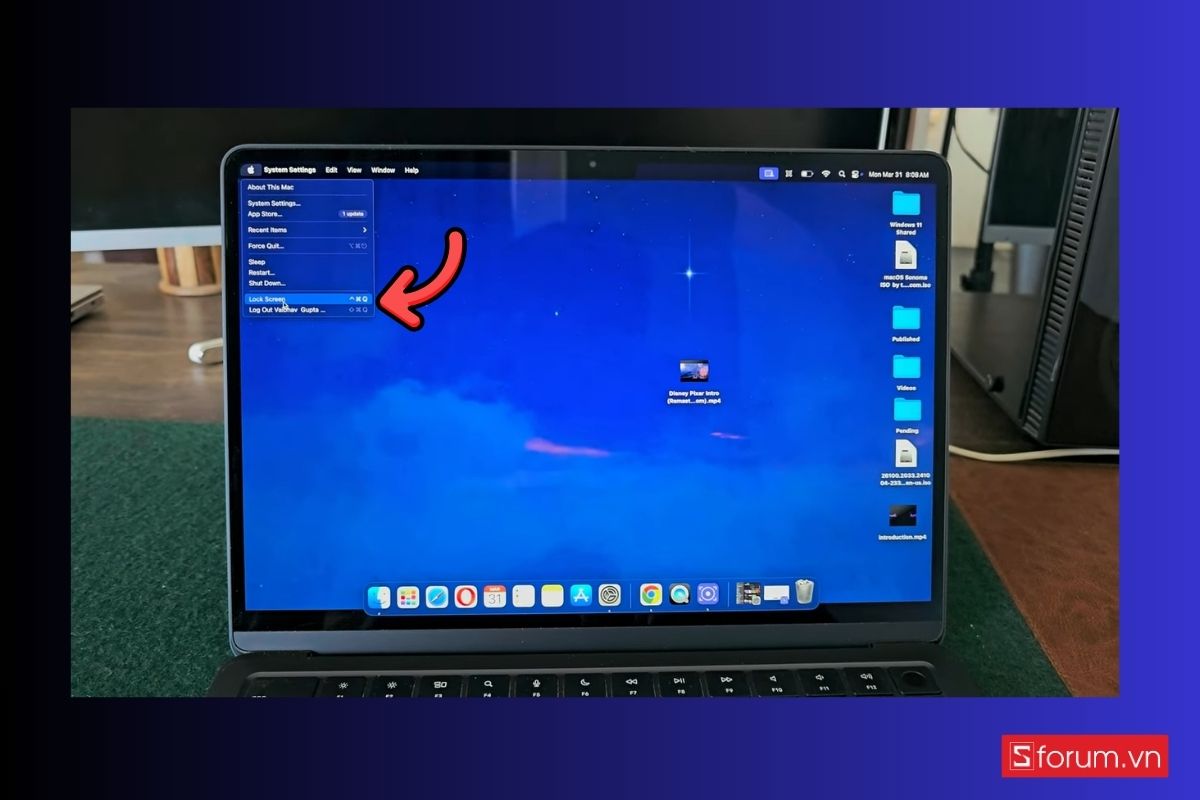 đổi hình nền macbook 18