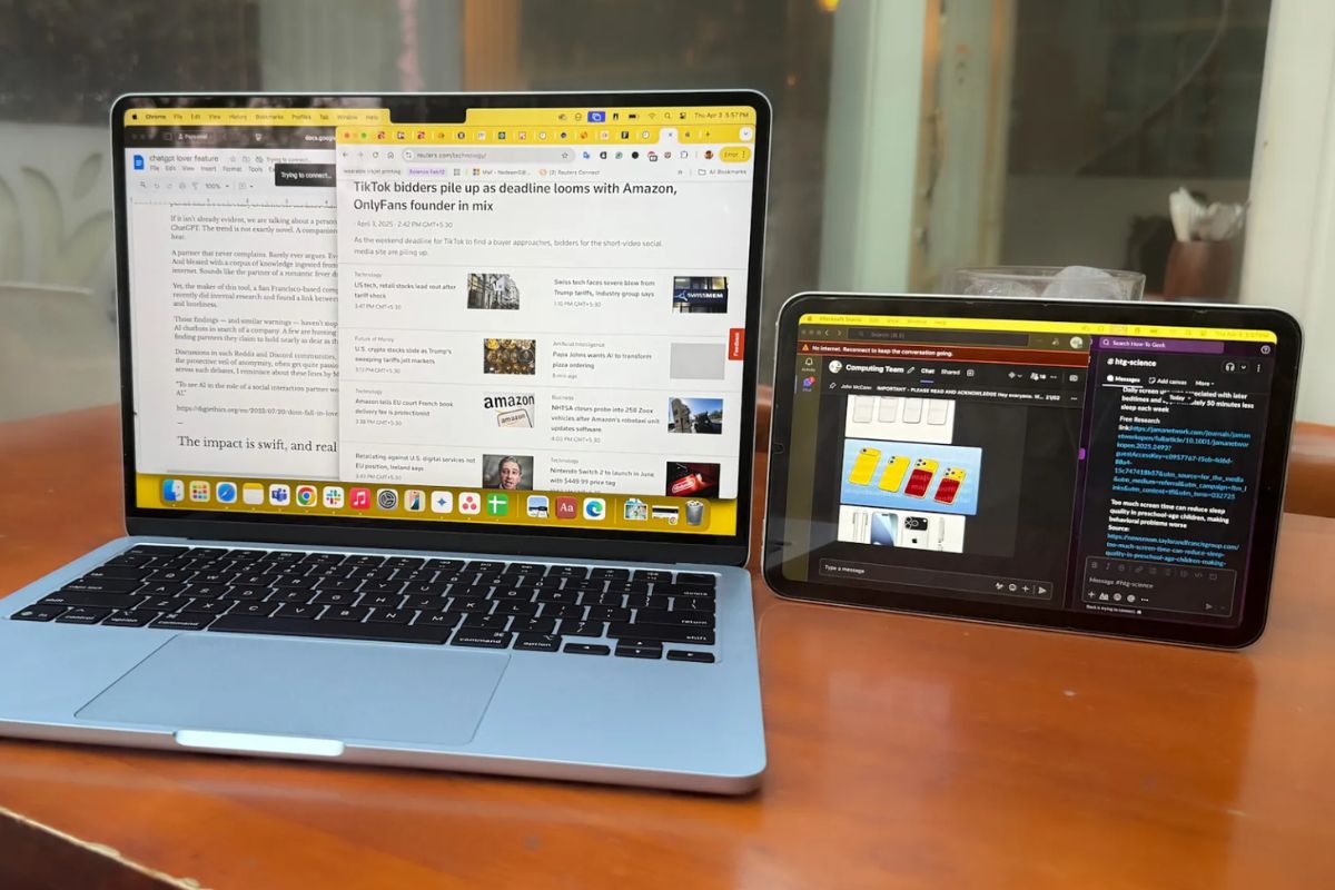 Lợi ích khi dùng iPad làm màn hình phụ cho Macbook