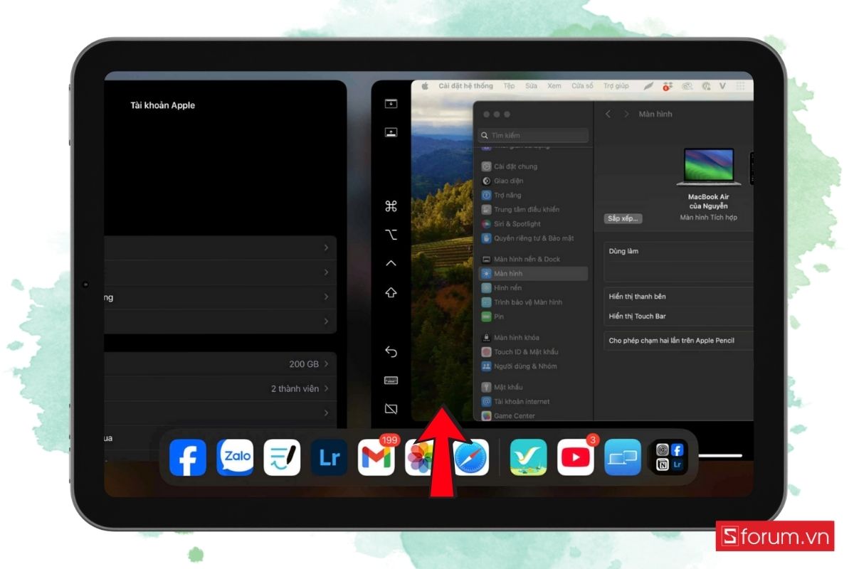 Cách sử dụng Sidecar với máy Mac hoặc iPad - bước 4