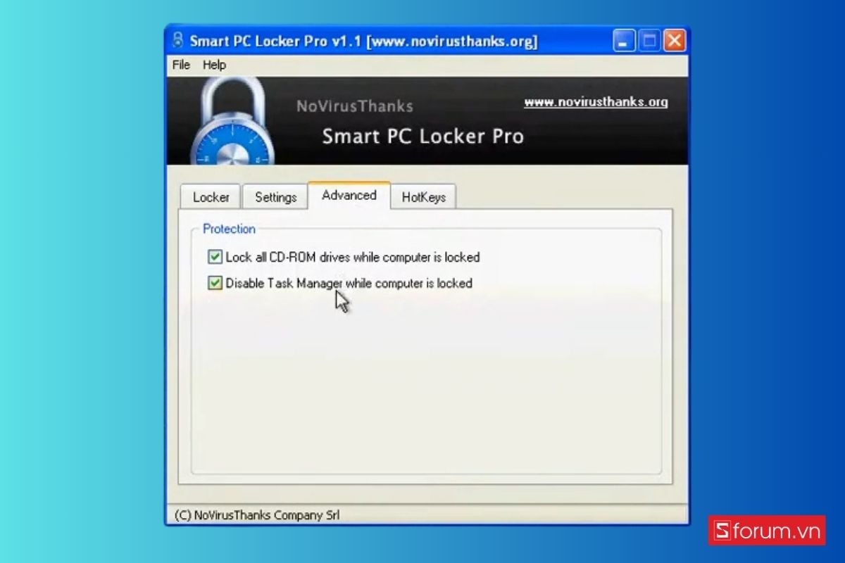 Cách khóa màn hình máy tính bằng Smart PC Locker Pro bước 3