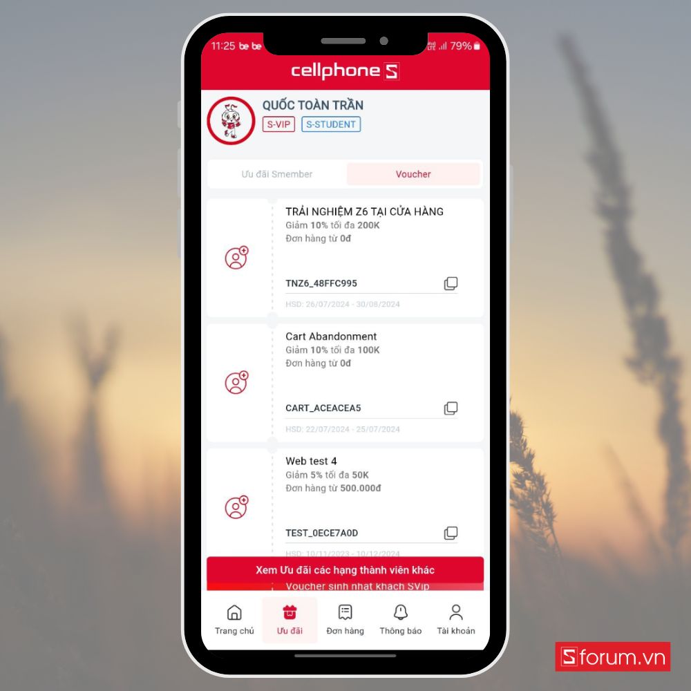 Quản lý voucher và ưu đãi dễ dàng hơn 3