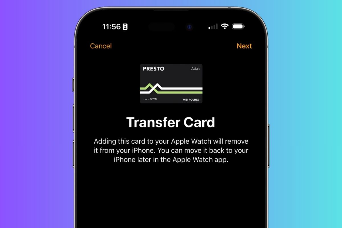 Di chuyển dễ dàng với thẻ phương tiện công cộng trên Apple Watch 16