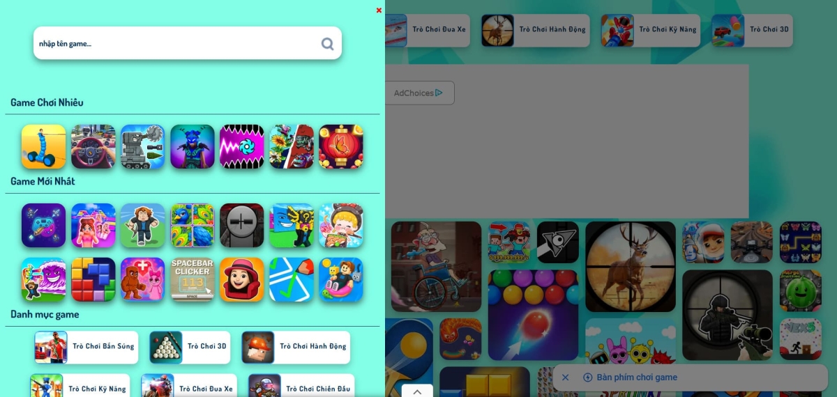 Tìm kiếm game Roblox tại đây