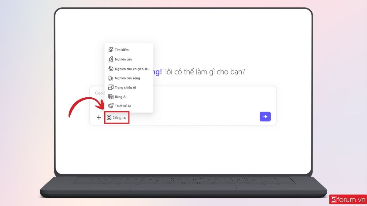 Chọn loại hình công cụ phù hợp bạn muốn tạo slide