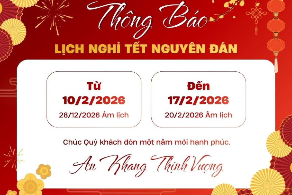 Lưu ý chung khi tạo thông báo lịch nghỉ Tết Nguyên Đán
