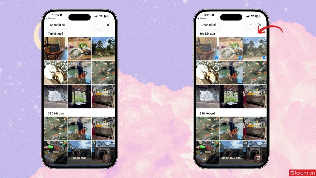 Có thể chọn hình ảnh sau tìm kiếm