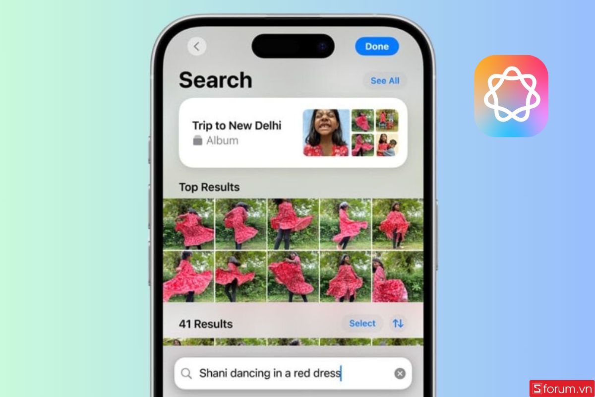 iOS 26.1 nhận diện khuôn mặt và cảnh vật để tìm kiếm hình ảnh
