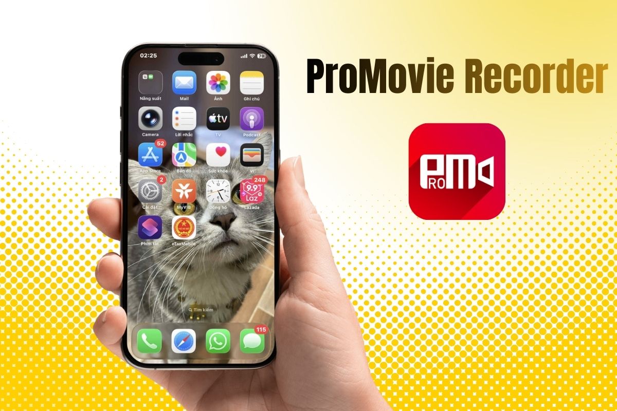 Ứng dụng ProMovie Recorder