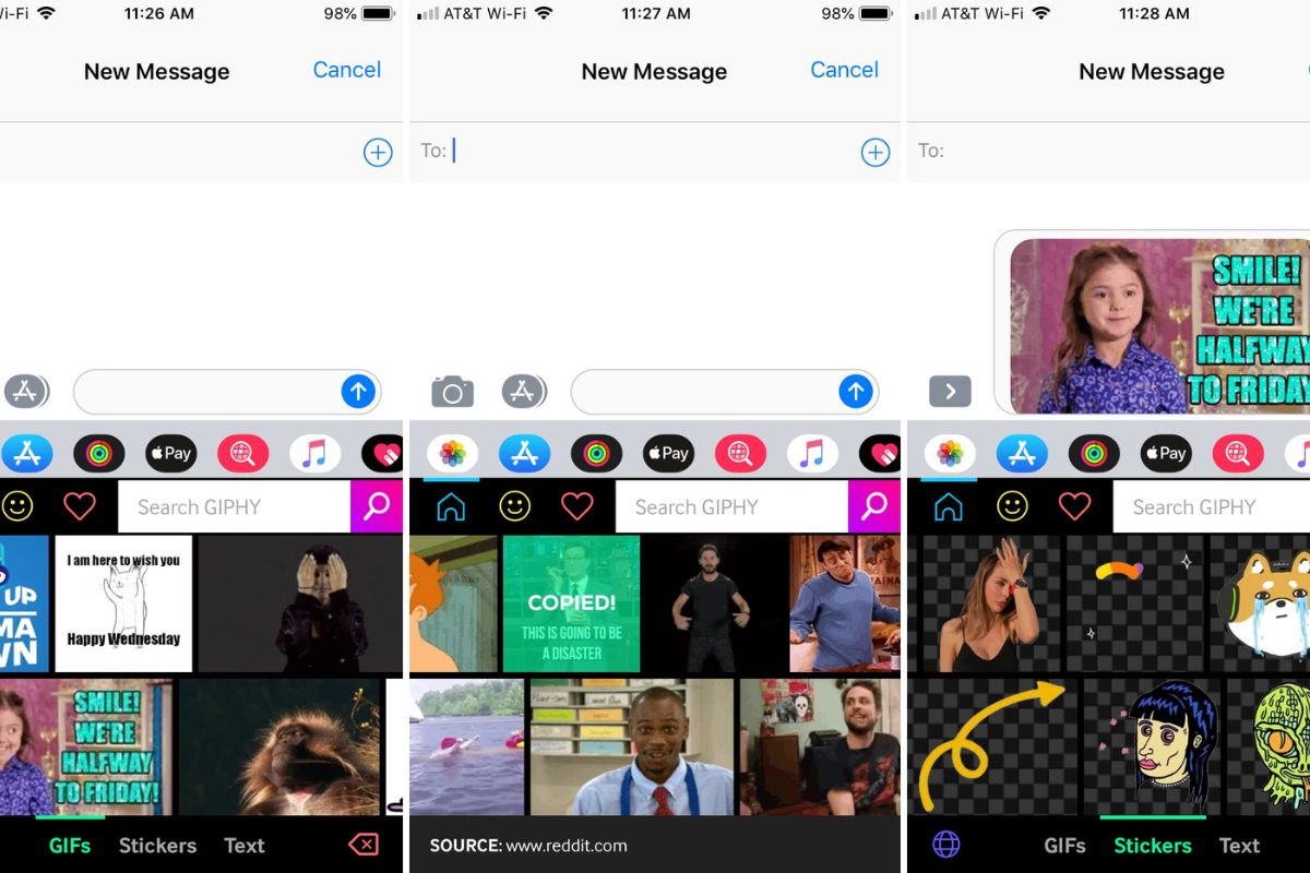 Tenor GIF Keyboard có kho gif chất lượng khi chat