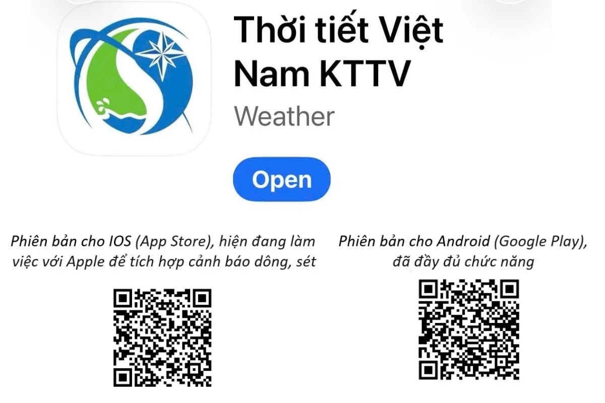 Tìm hiểu chung về App Thời tiết Việt Nam KTTV