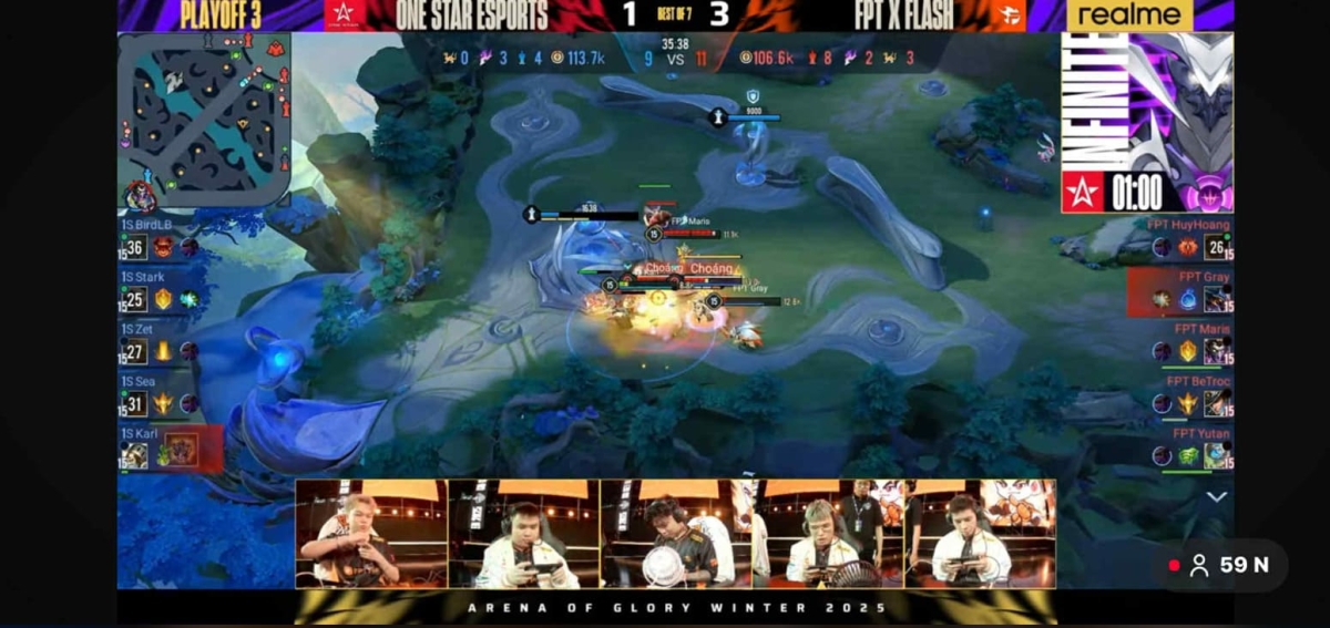 FPT Flash thắng áp đảo trước One Star Esports