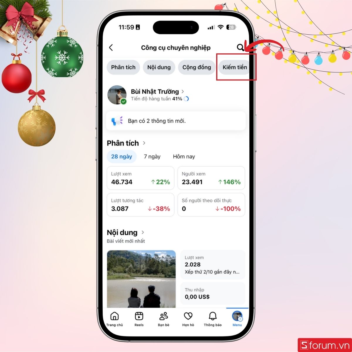 Mục kiếm tiền tại đây