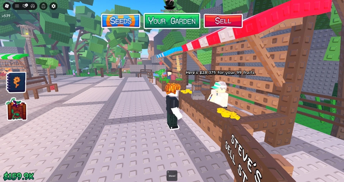 Bán cây trồng trong Garden Horizons