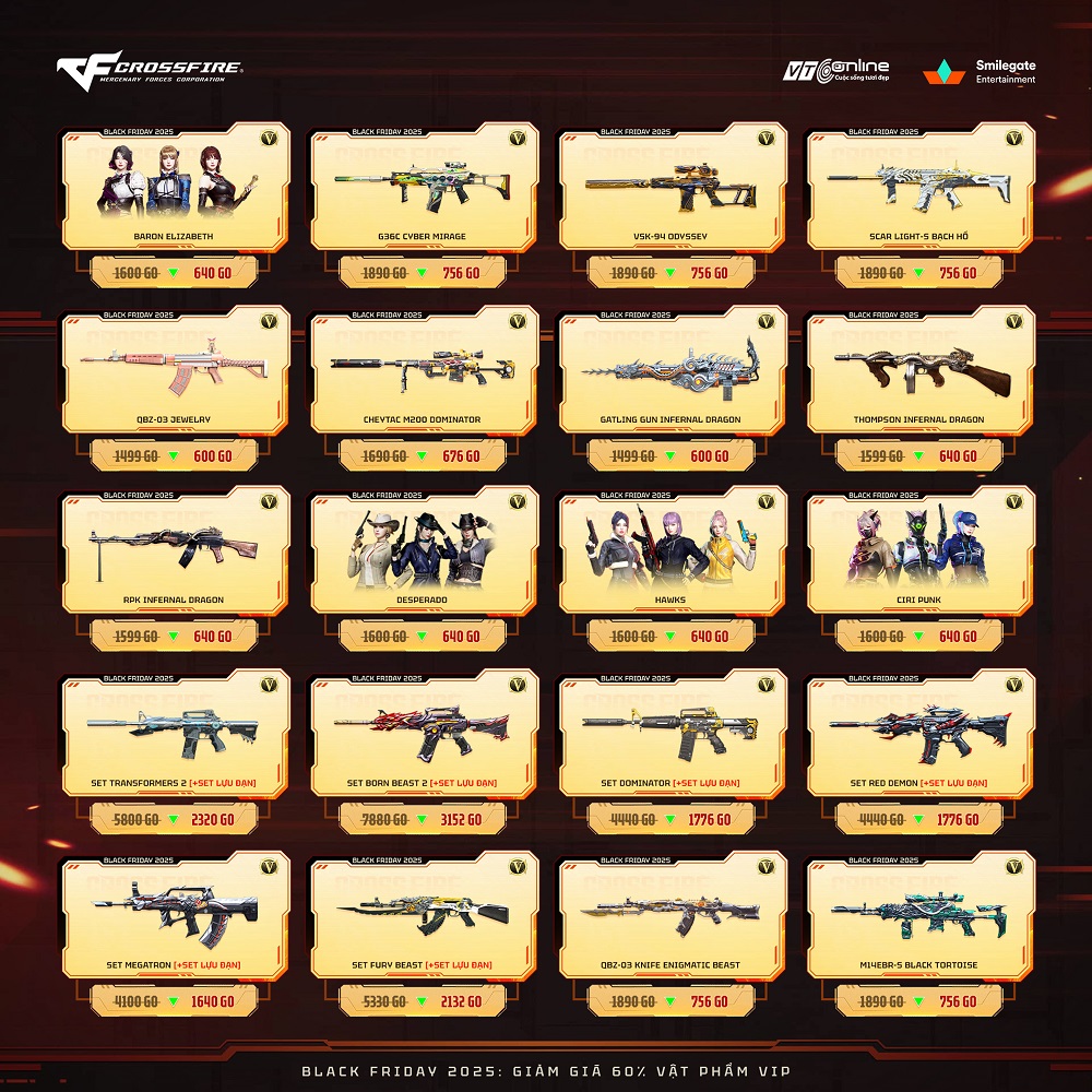 Những combo VIP siêu hời mà game thủ không nên bỏ qua