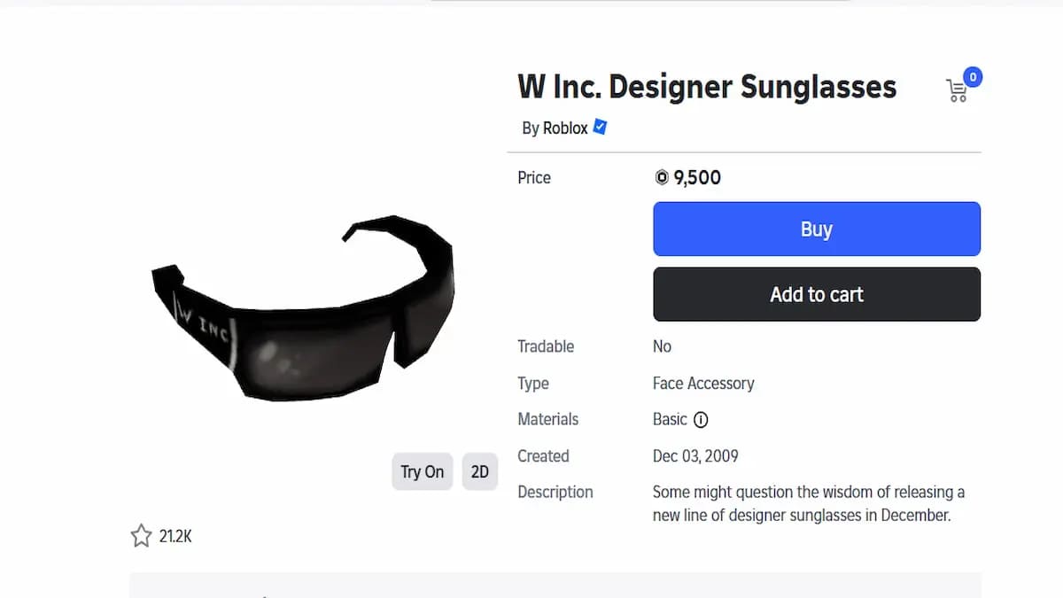 W Inc. Designer Sunglasses