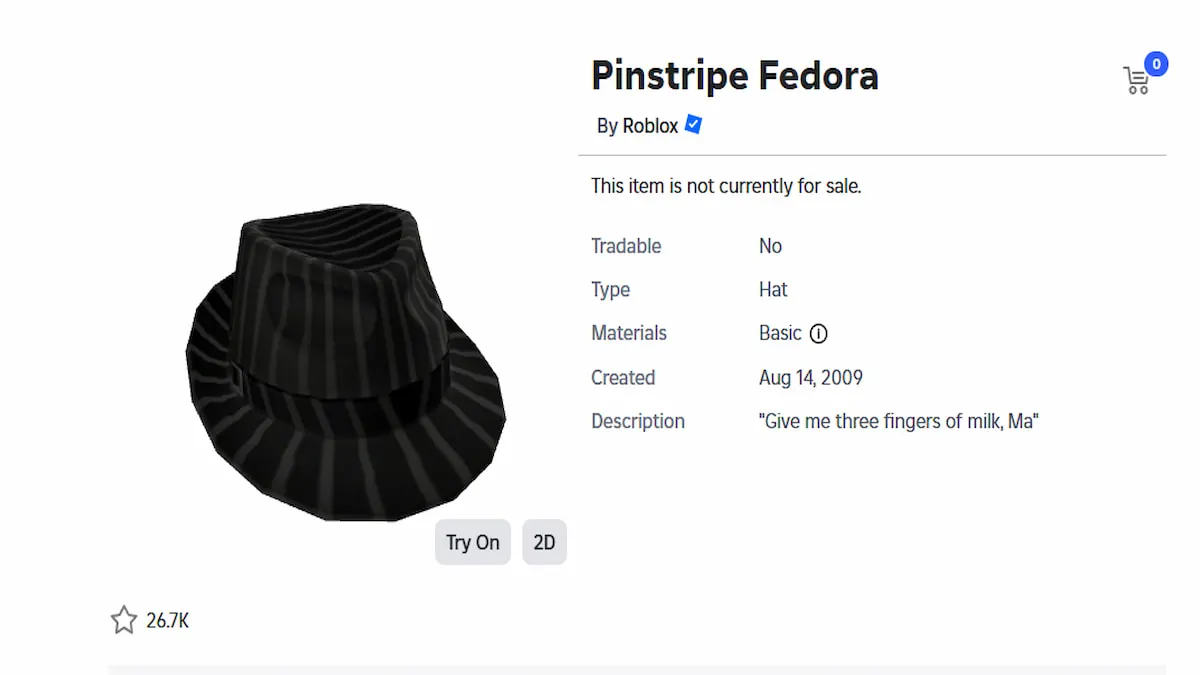 Penstripe Fedora