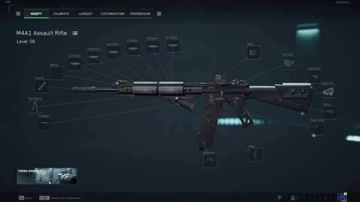 Chi tiết phụ kiện M4A1