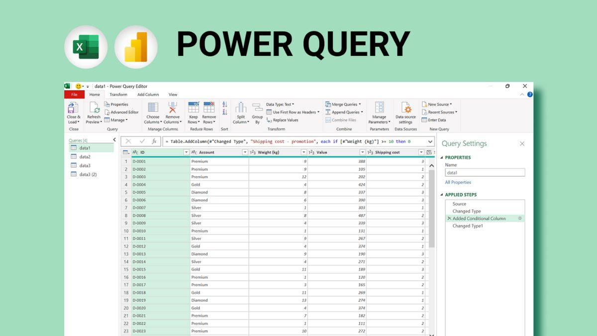 Giới thiệu chung về tính năng Power Query
