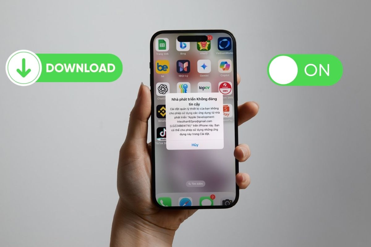 Lý do cần bật tin cậy ứng dụng trên iPhone