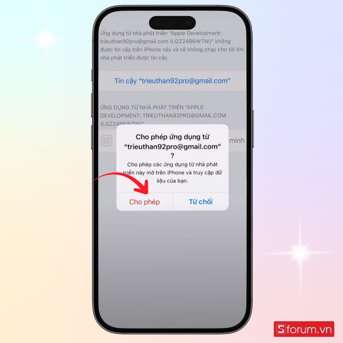 Cách bật tin cậy ứng dụng trên iPhone nhanh nhất
