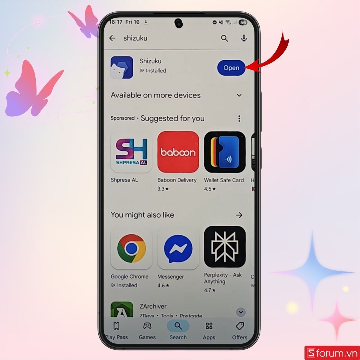 Tải ứng dụng Shizuku về máy