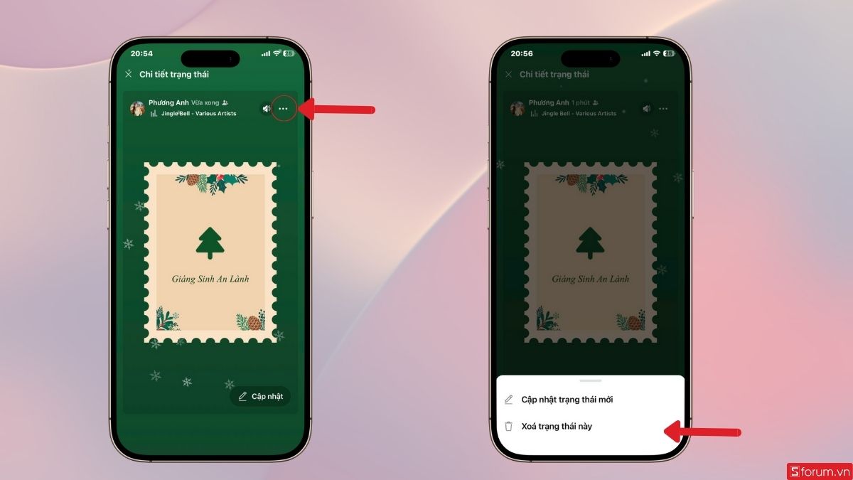 Xóa trạng thái trước đó