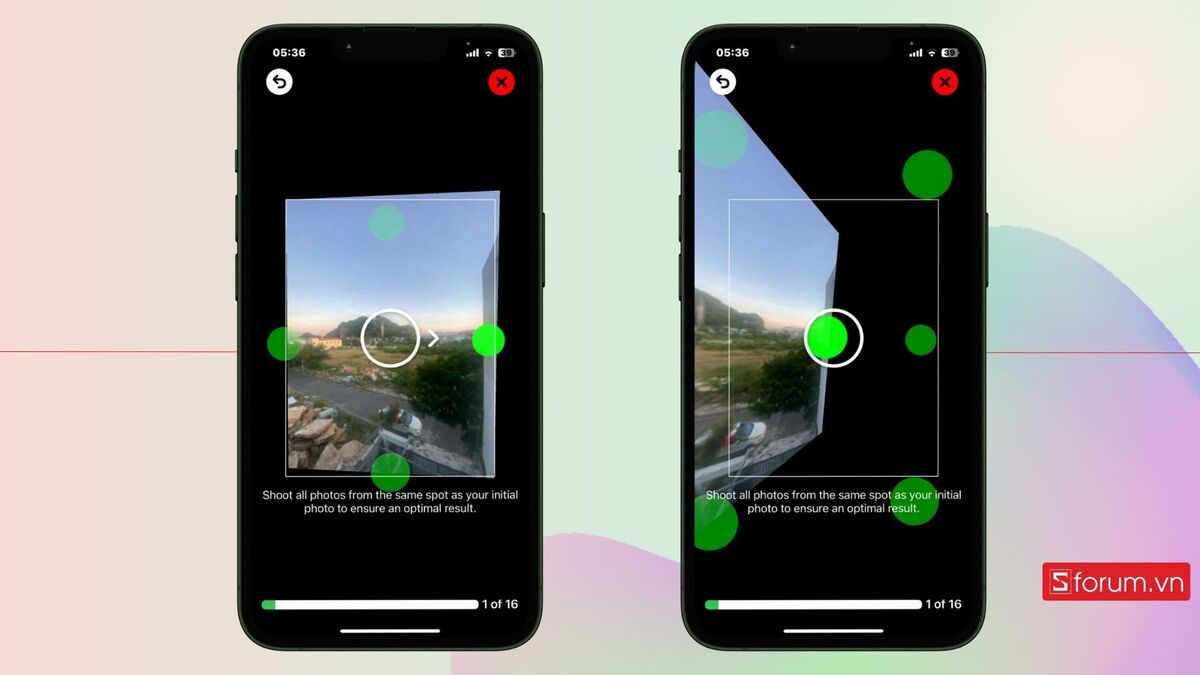 Cách chụp ảnh 360 độ trên iPhone bằng Teleport: 360° Camera bước 3