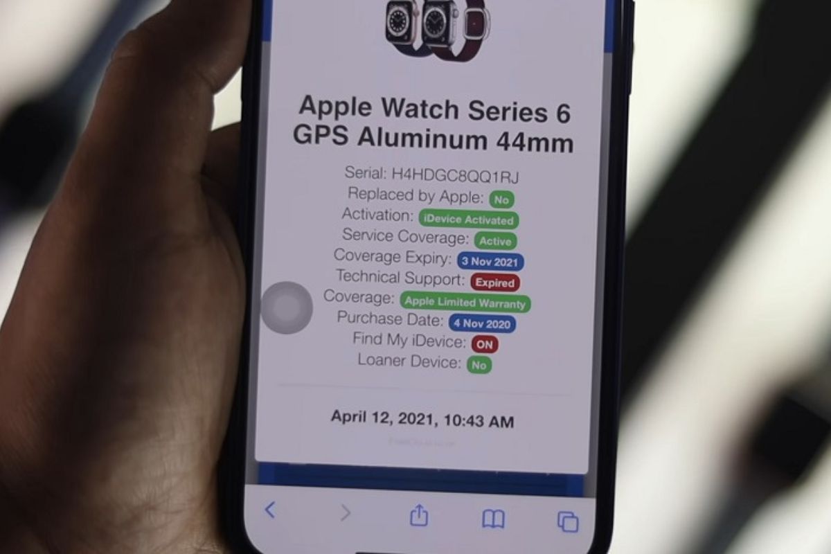 Kiểm tra số series trên trang web