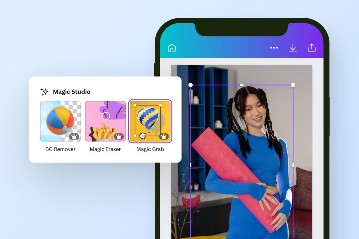 Chi tiết các bước đổi hình nền trên Canva