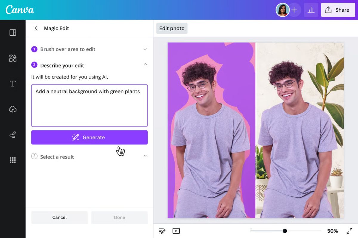 Lưu ý chung khi đổi nền ảnh trên Canva bằng AI