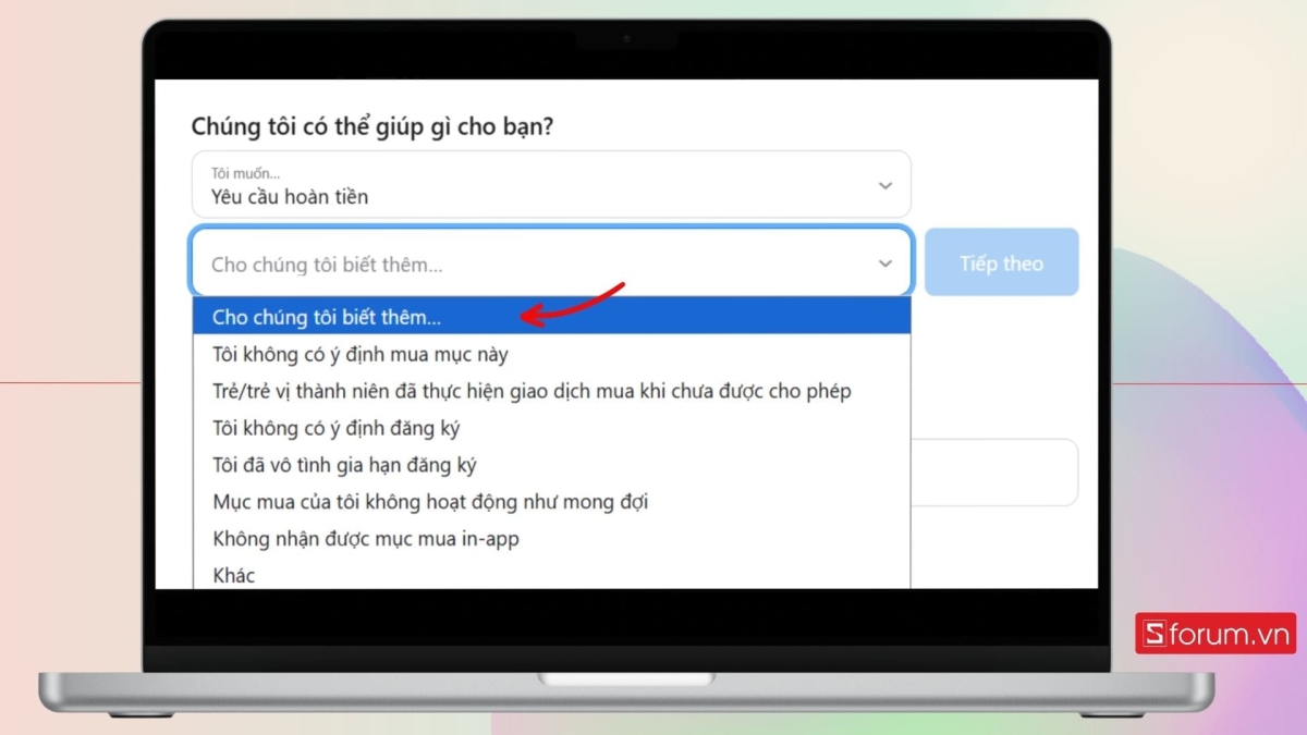 Hướng dẫn cách hủy gói iCloud+ khi không có điện thoại iPhone bước 3