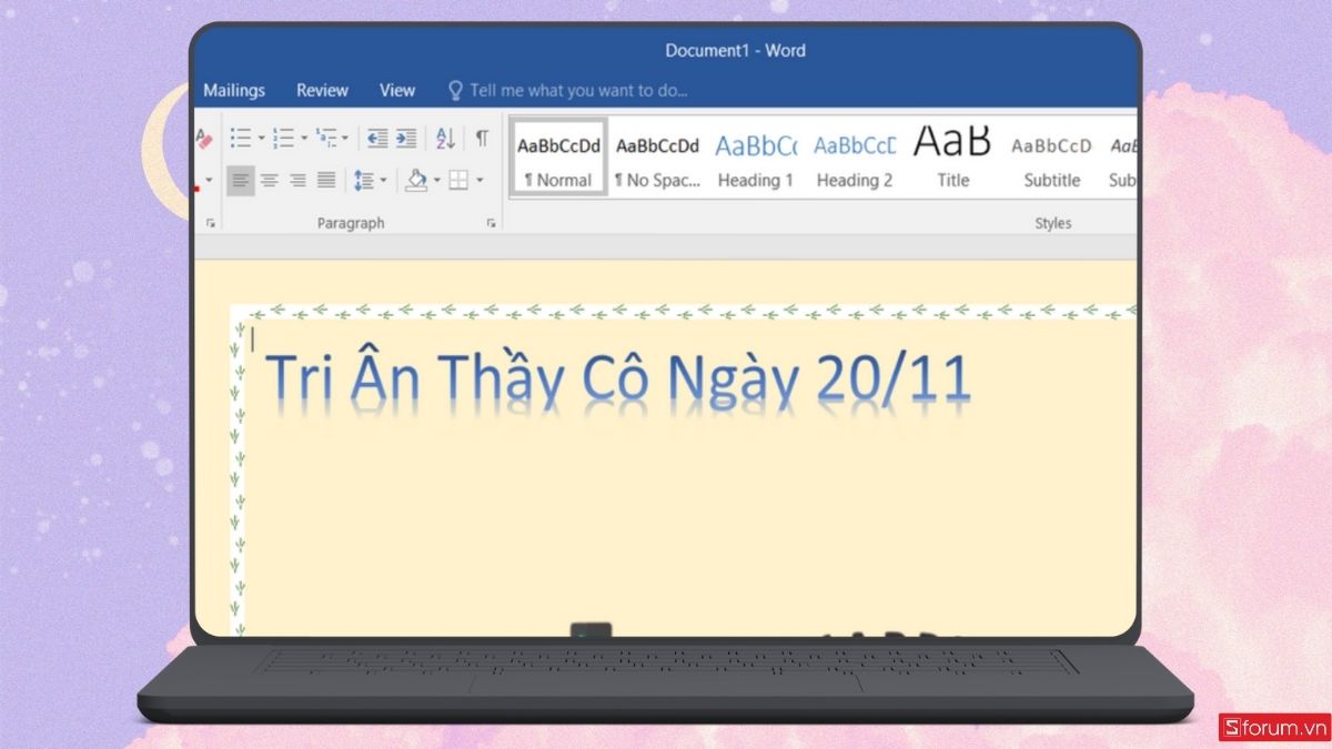 Nhập tiêu đề chính của báo tường