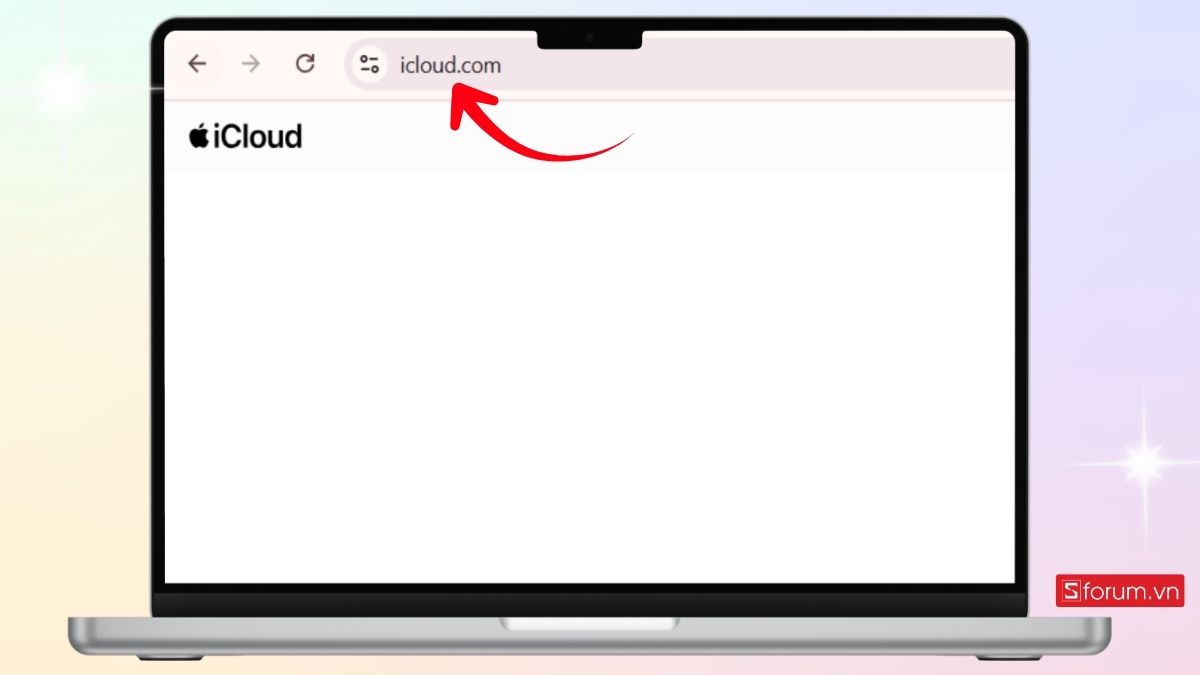 Truy cập trình duyệt iCloud trên máy tính
