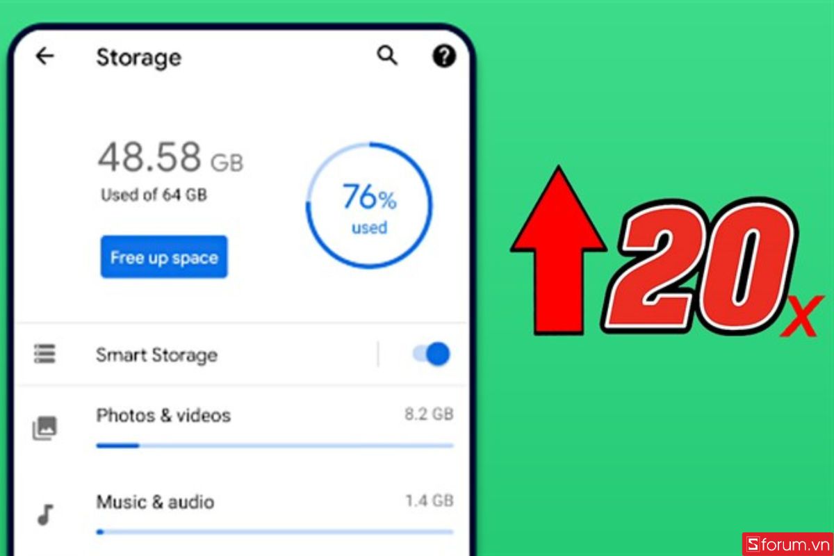 Tăng dung lượng bằng cách thay bộ nhớ trong