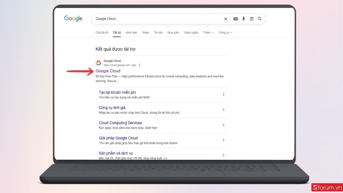Truy cập nhanh vào Google Cloud Console