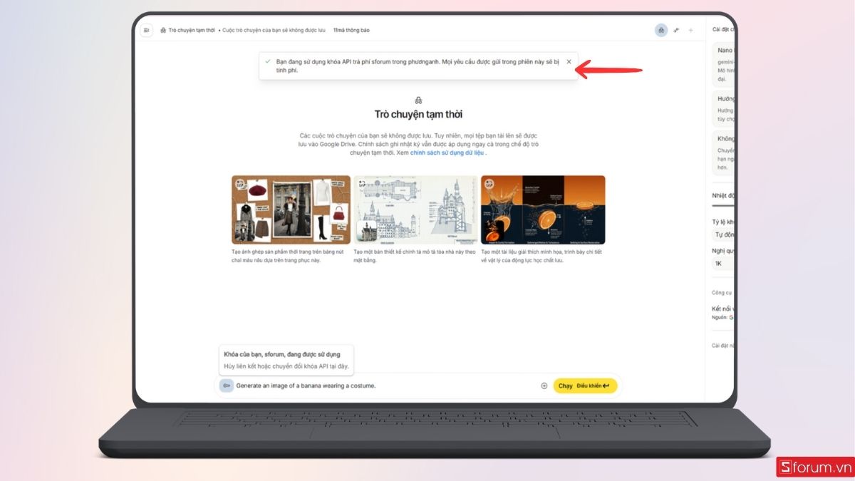 Dùng 300 USD miễn phí với Google AI Studio