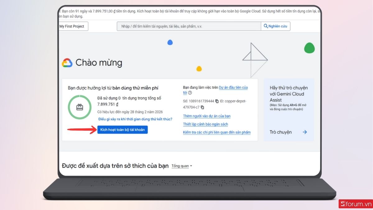 Kích hoạt toàn bộ tài khoản