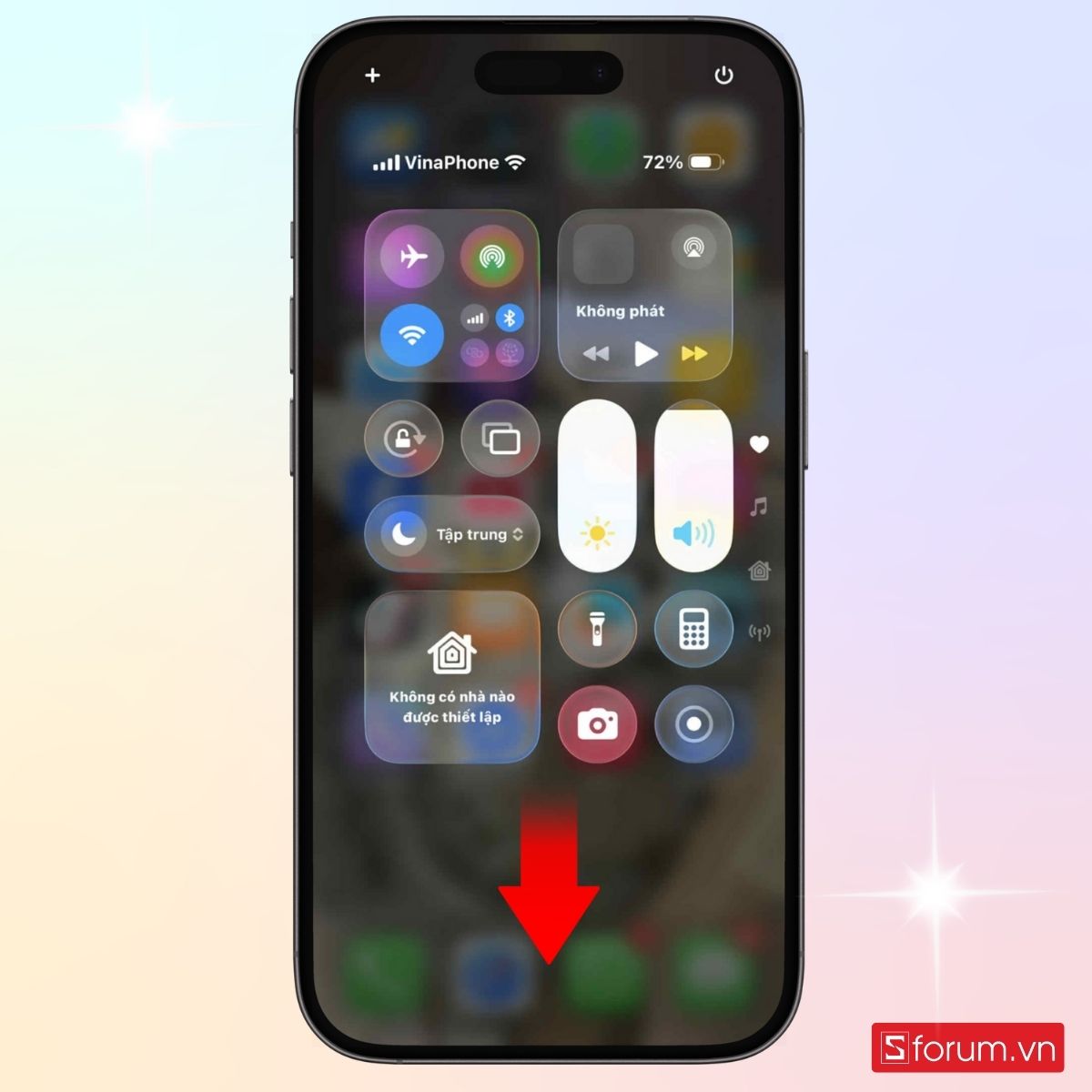 Cách phản chiếu màn hình iPhone lên tivi Sony bằng Airplay - bước 2