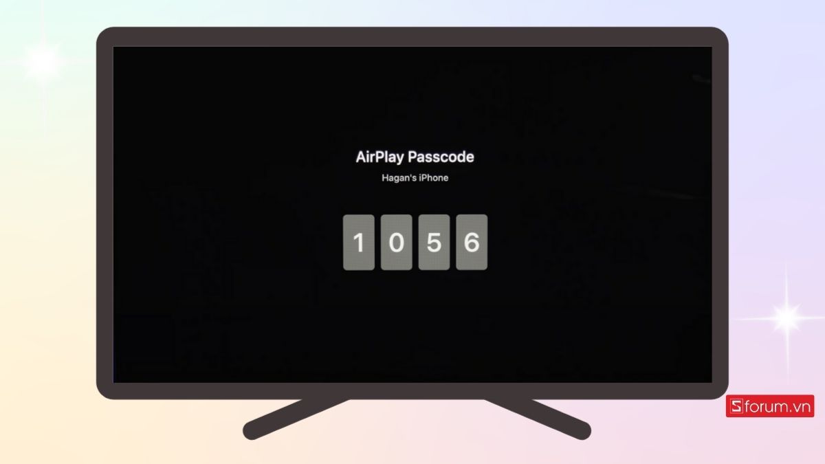 Cách phản chiếu màn hình iPhone lên tivi Sony bằng Airplay - bước 4