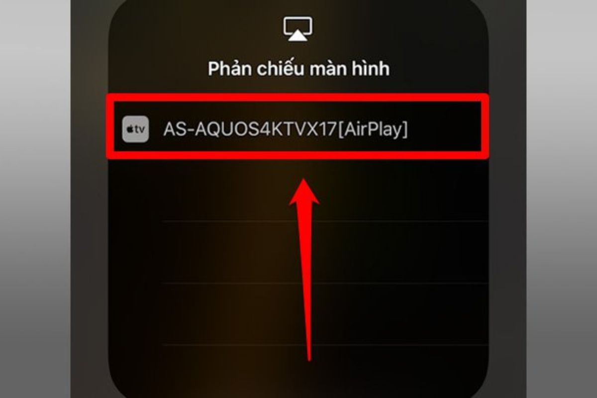 Cách phản chiếu màn hình iPhone lên tivi Sony bằng AirScreen đơn giản