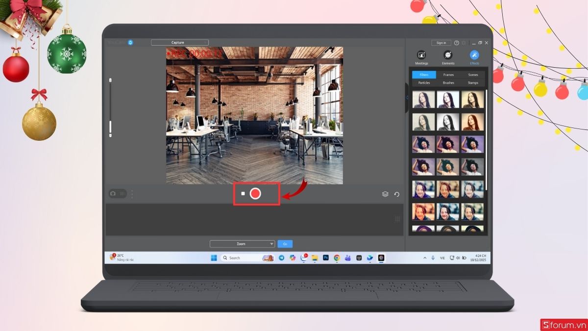 cách quay video bằng laptop Windows bằng ứng dụng bước 4
