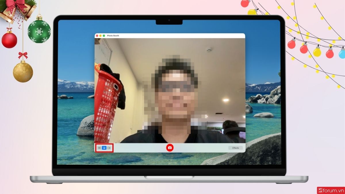 cách quay video bằng laptop bằng photo booth bước 2