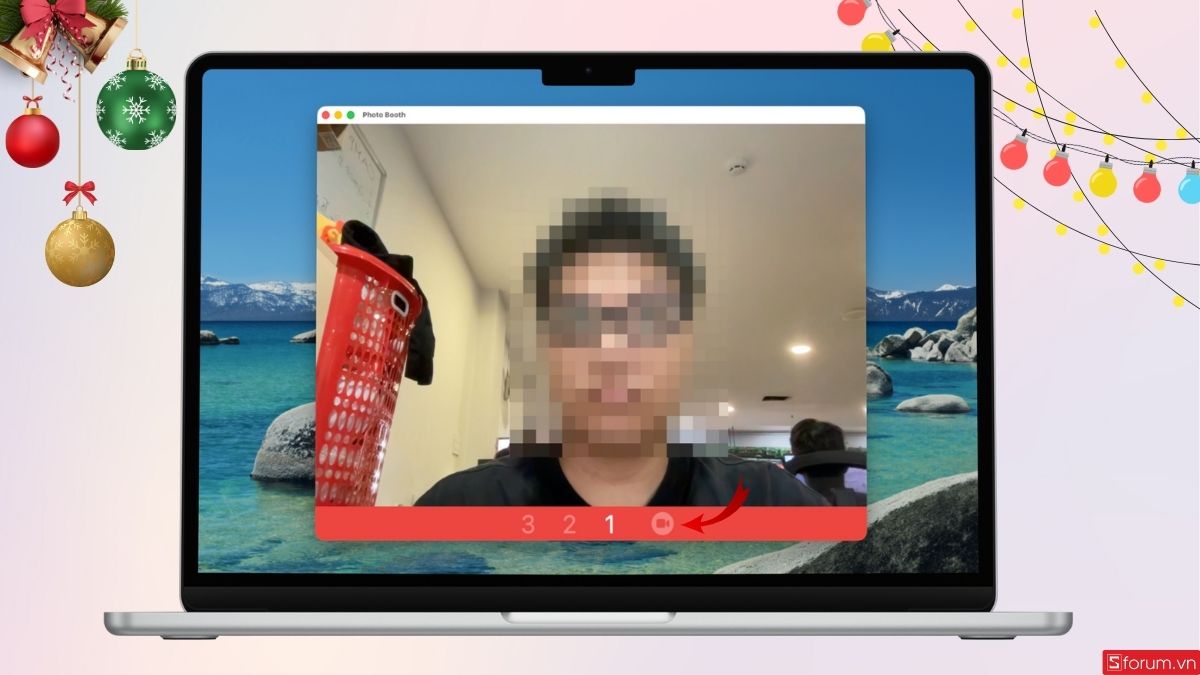 cách quay video bằng laptop bằng photo booth bước 3