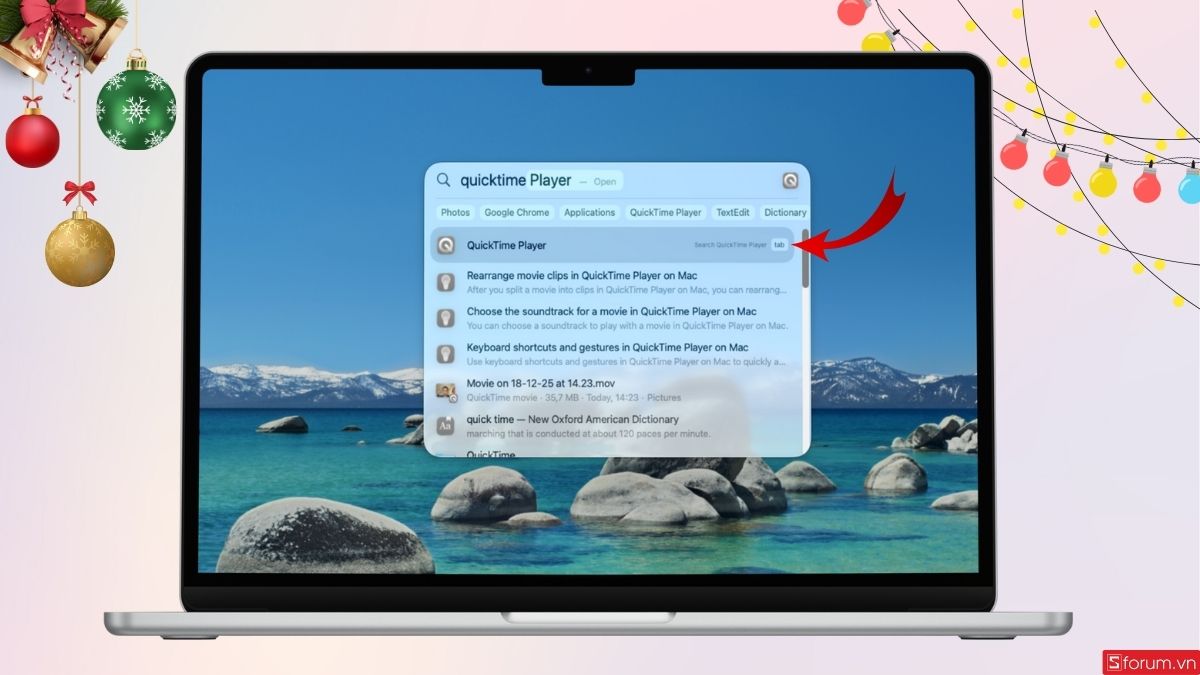 cách quay video bằng laptop bằng quicktime bước 1