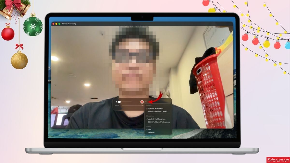 cách quay video bằng laptop bằng quicktime bước 3